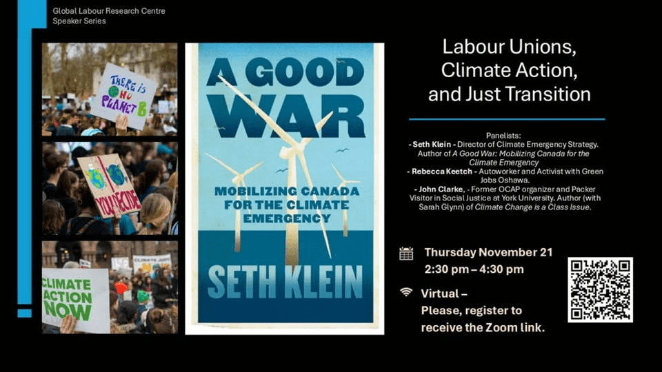 Labour Unions, Climate Action, and Just&nbsp;Transition